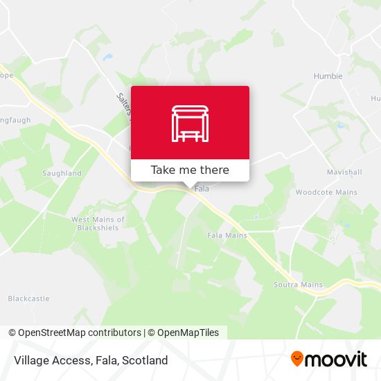 Village Access, Fala map