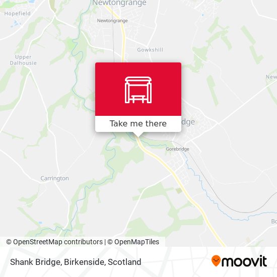 Shank Bridge, Birkenside map