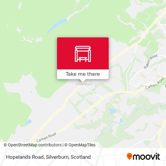 Hopelands Road, Silverburn map