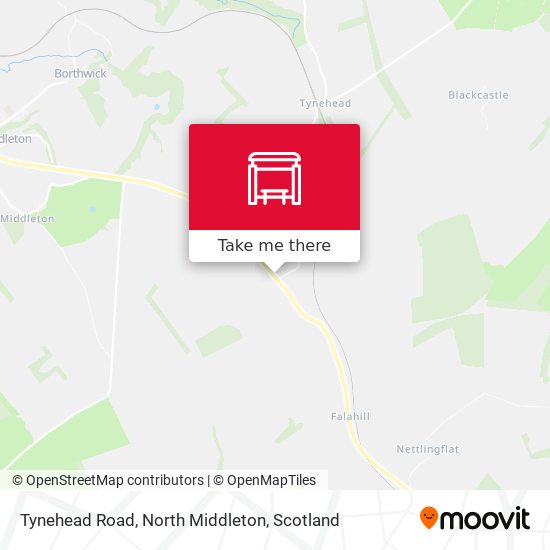 Tynehead Road, North Middleton map