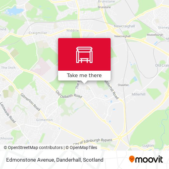 Edmonstone Avenue, Danderhall map