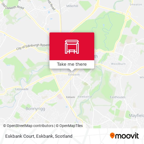 Eskbank Court, Eskbank map