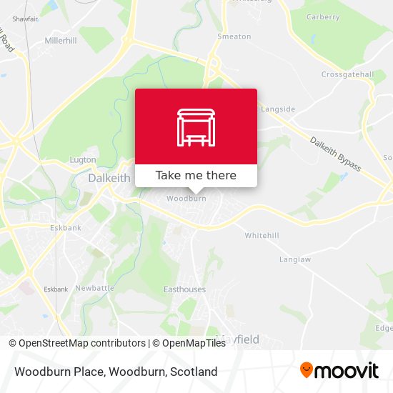 Woodburn Place, Woodburn map