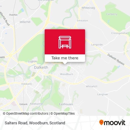 Salters Road, Woodburn map