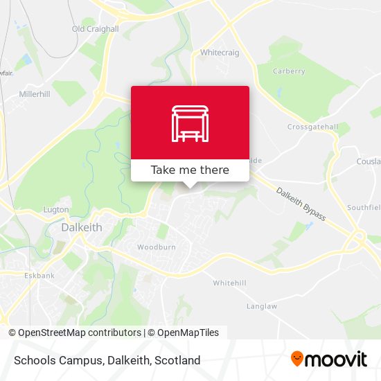 Schools Campus, Dalkeith map