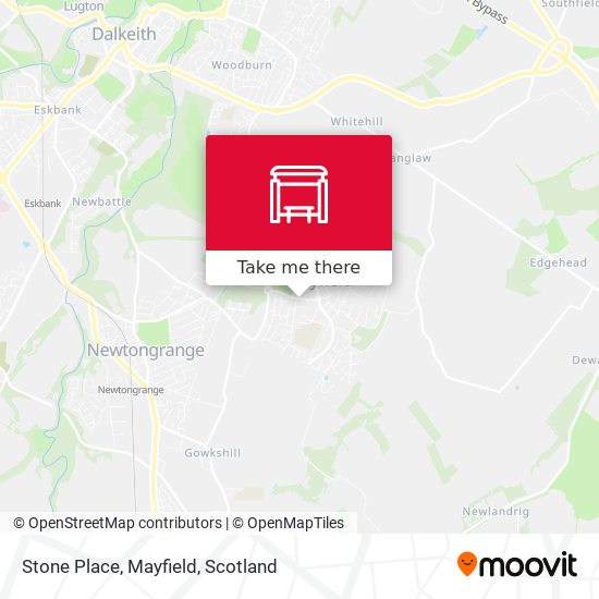 Stone Place, Mayfield map