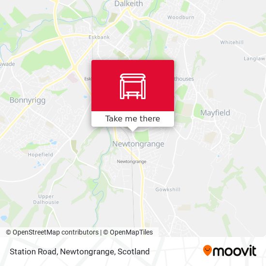 Station Road, Newtongrange map