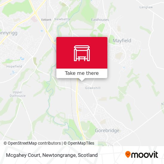 Mcgahey Court, Newtongrange map