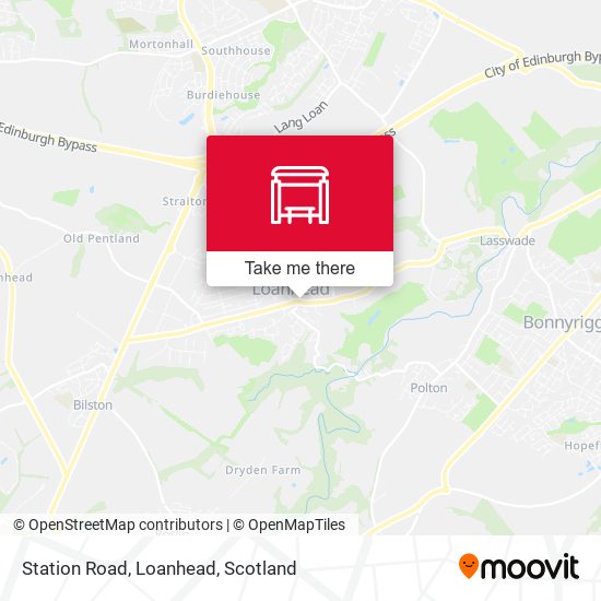 Station Road, Loanhead map