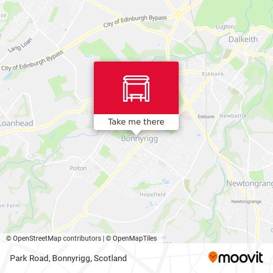 Park Road, Bonnyrigg map