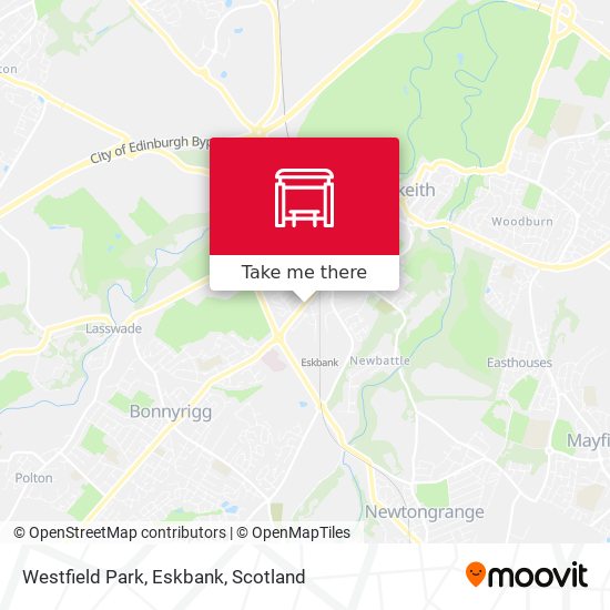 Westfield Park, Eskbank map