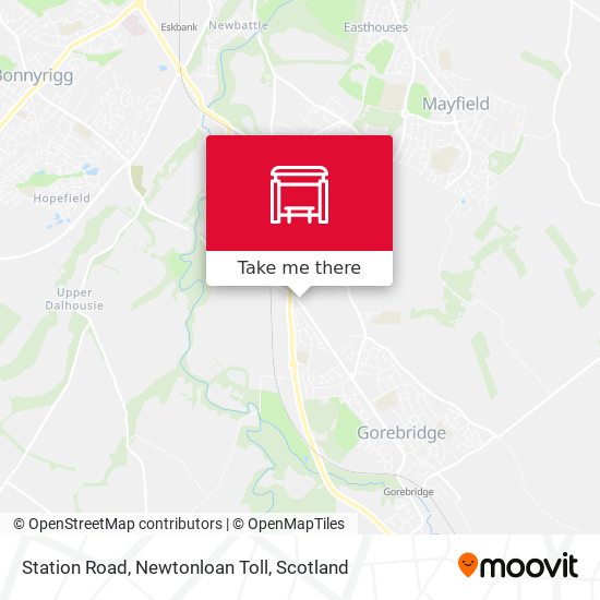 Station Road, Newtonloan Toll map