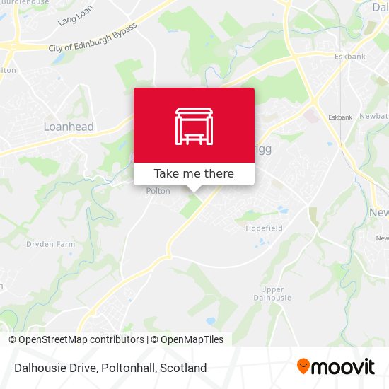 Dalhousie Drive, Poltonhall map