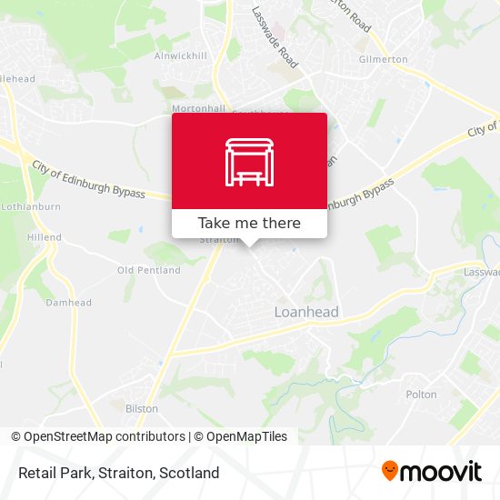 Retail Park, Straiton map