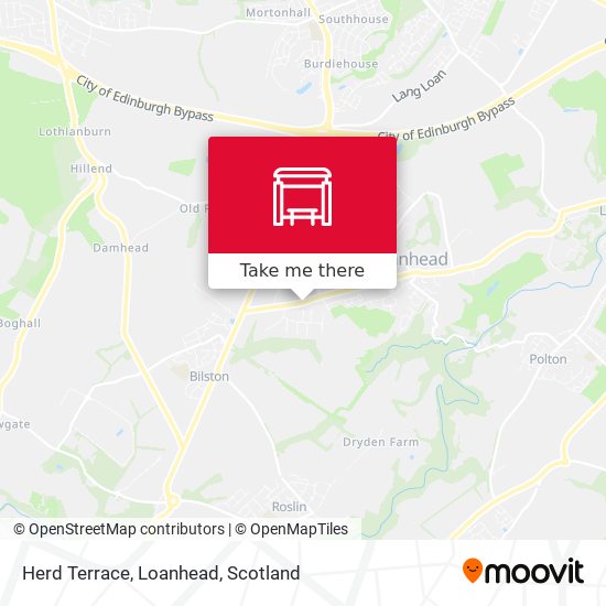 Herd Terrace, Loanhead map