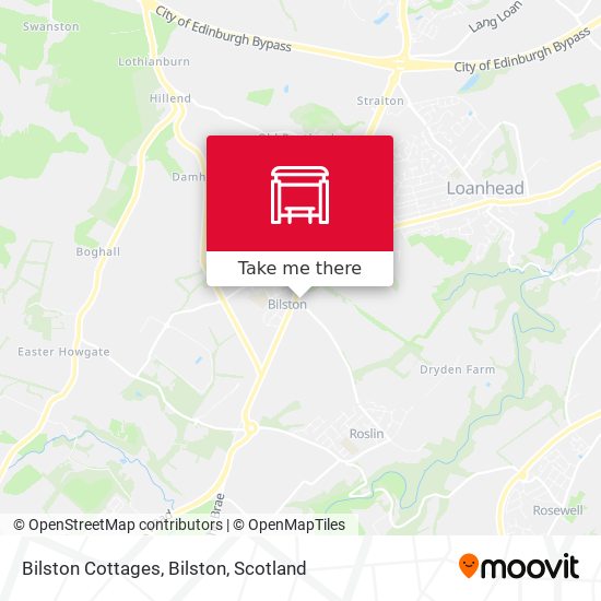Bilston Cottages, Bilston map