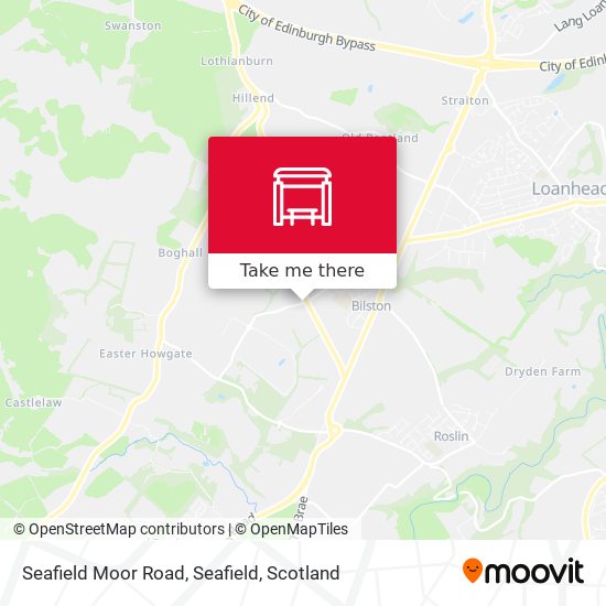 Seafield Moor Road, Seafield map