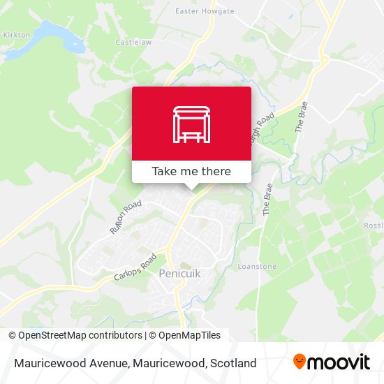 Mauricewood Avenue, Mauricewood map