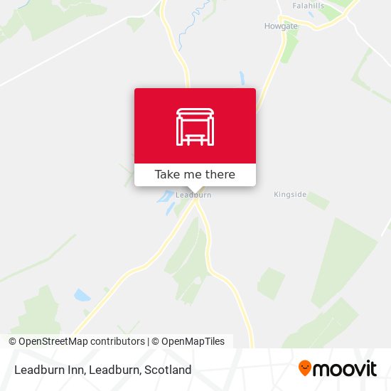 Leadburn Inn, Leadburn map