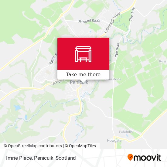 Imrie Place, Penicuik map