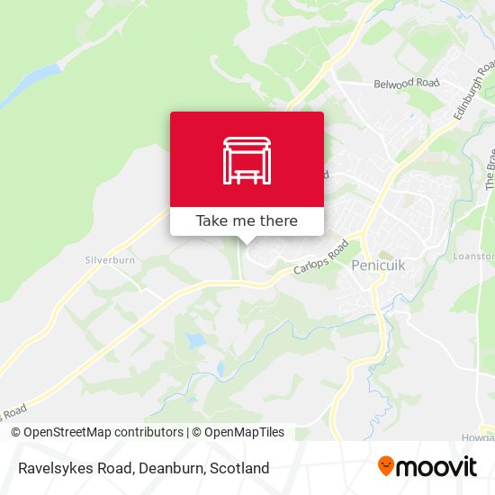 Ravelsykes Road, Deanburn map