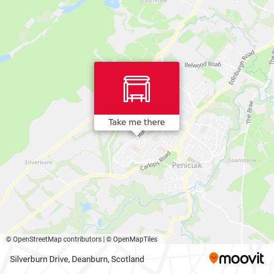 Silverburn Drive, Deanburn map