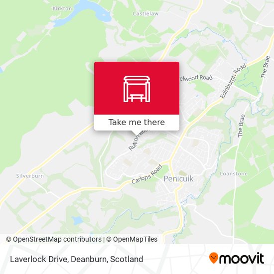 Laverlock Drive, Deanburn map