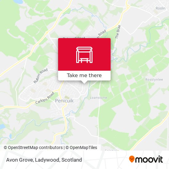 Avon Grove, Ladywood map
