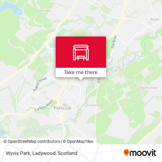 Wyvis Park, Ladywood map