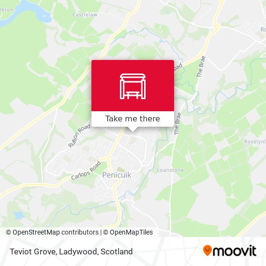 Teviot Grove, Ladywood map