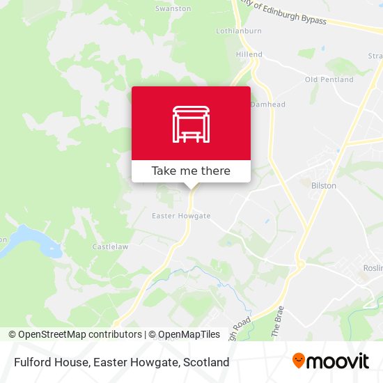 Fulford House, Easter Howgate map