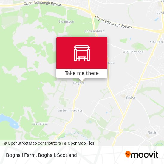 Boghall Farm, Boghall map
