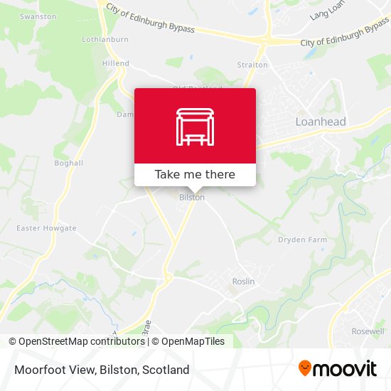 Moorfoot View, Bilston map