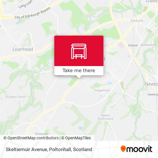 Skeltiemuir Avenue, Poltonhall map