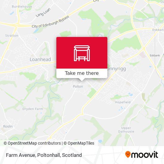 Farm Avenue, Poltonhall map