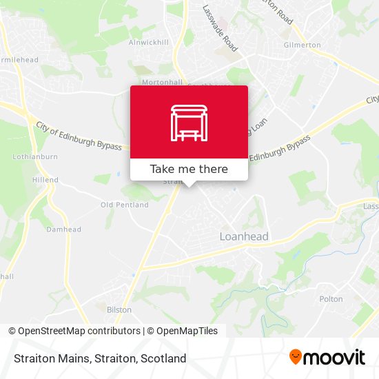 Straiton Mains, Straiton map