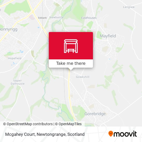Mcgahey Court, Newtongrange map