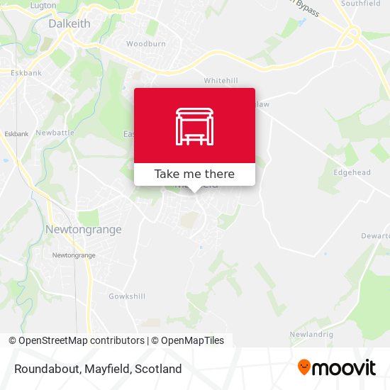 Roundabout, Mayfield map
