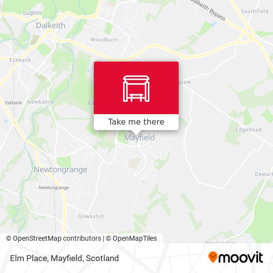 Elm Place, Mayfield map
