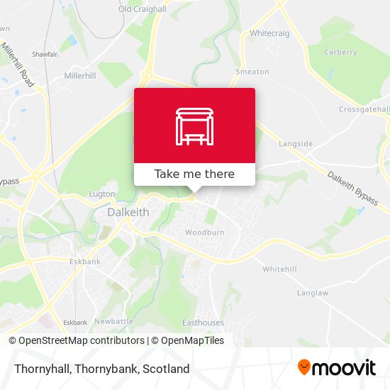 Thornyhall, Thornybank map