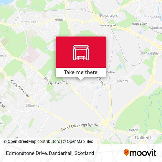 Edmonstone Drive, Danderhall map