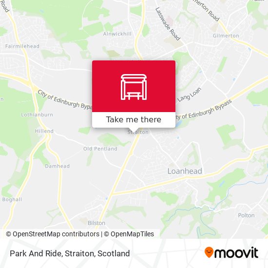 Park And Ride, Straiton map