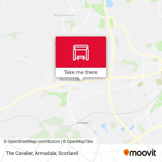The Cavalier, Armadale map
