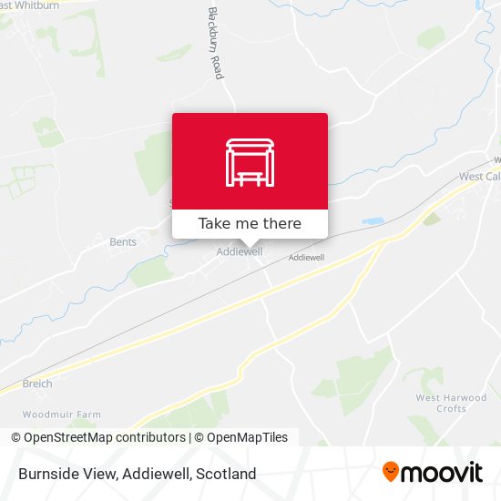 Burnside View, Addiewell map