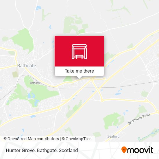 Hunter Grove, Bathgate map