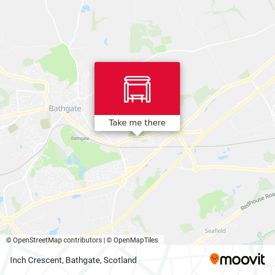 Inch Crescent, Bathgate map