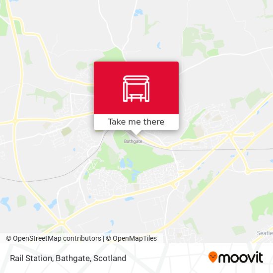 Rail Station, Bathgate map