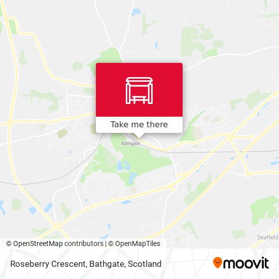 Roseberry Crescent, Bathgate map