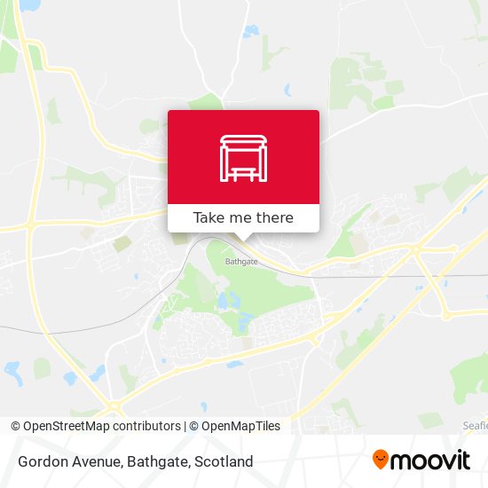 Gordon Avenue, Bathgate map