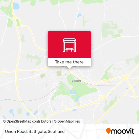 Union Road, Bathgate map